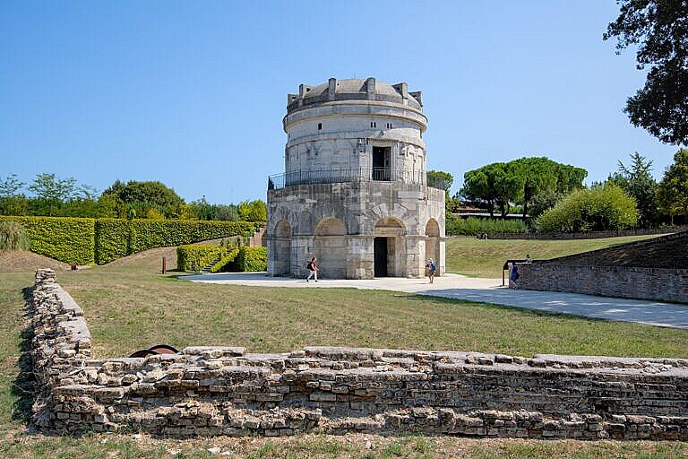Photo of the Mausoleum of Theodoric in Ravenna