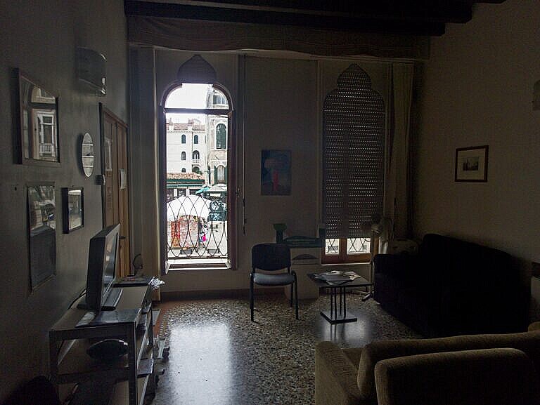 Palazzo Venier in Campo Santa Maria Formosa, inside the doctors waiting room