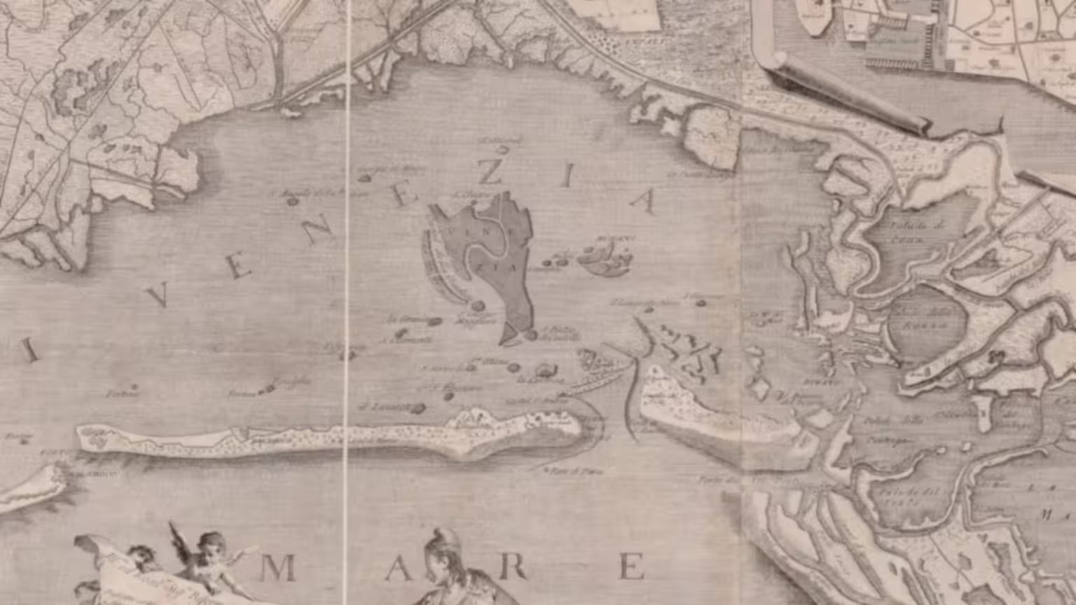 Map of the lagoon islands