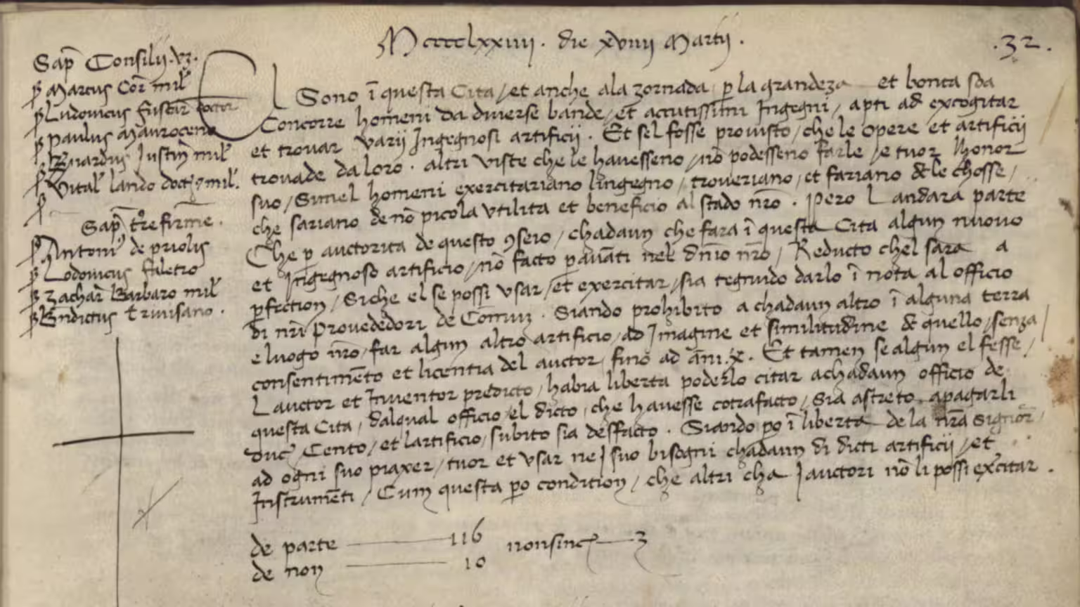 Venetian Patent law — 1474