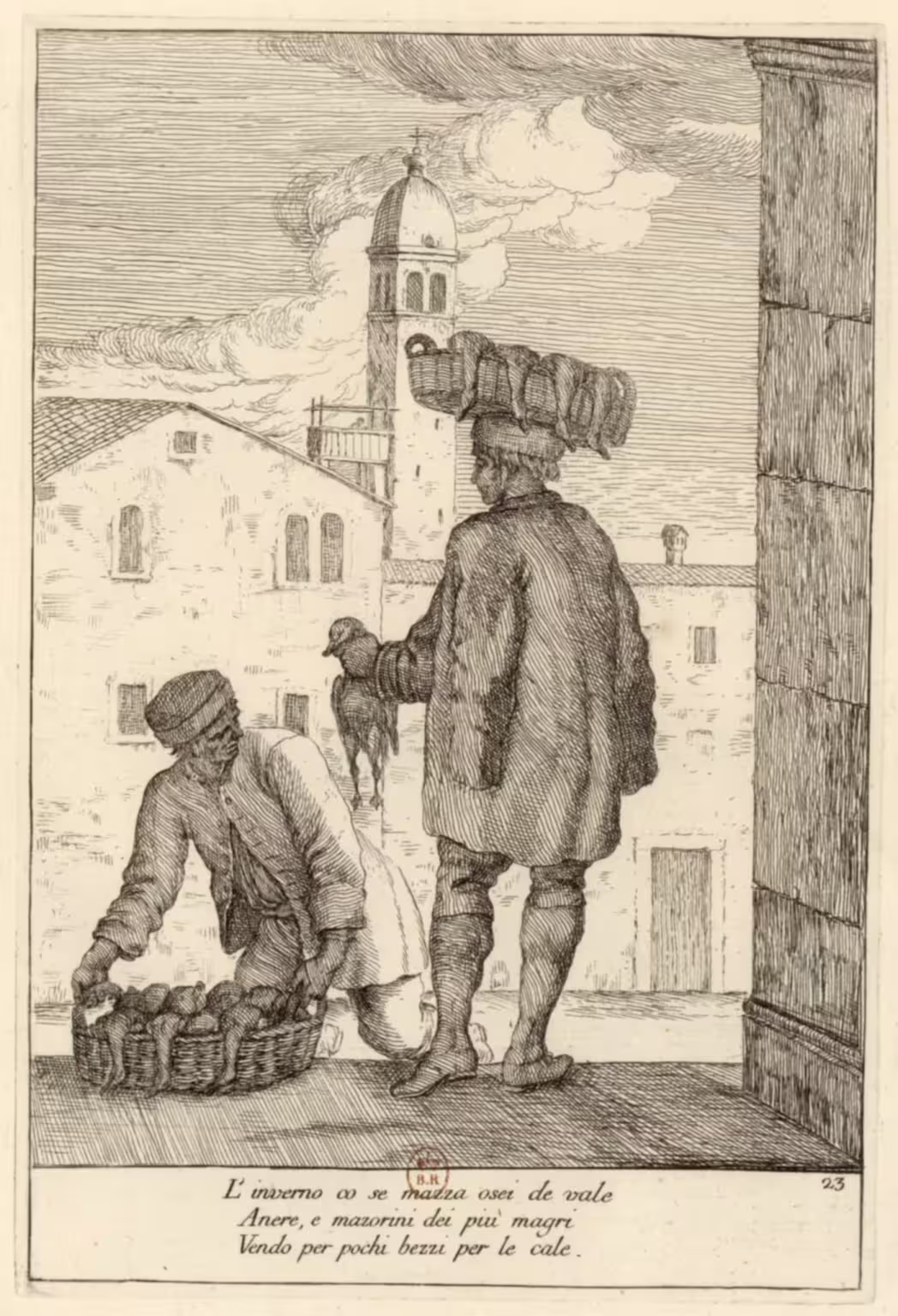 Foleghe , e Mazzorini — Coots and ducks — Zompini — Arti #23