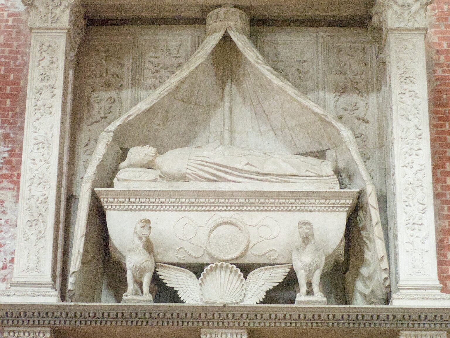 The tomb of Pasquale Malipiero (doge 1457–1462) in SS Giovanni e Paolo