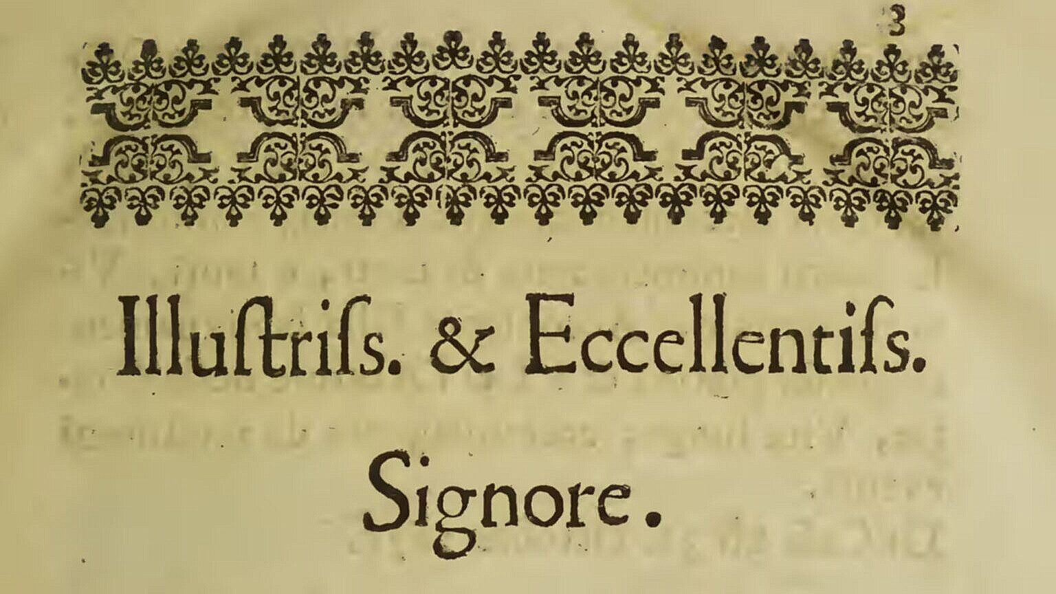 Il Gran Contagio di Verona — Francesco Pona — dedication (translated)