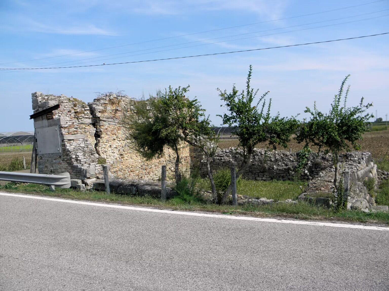 The ruins on the Torre delle Bebbe