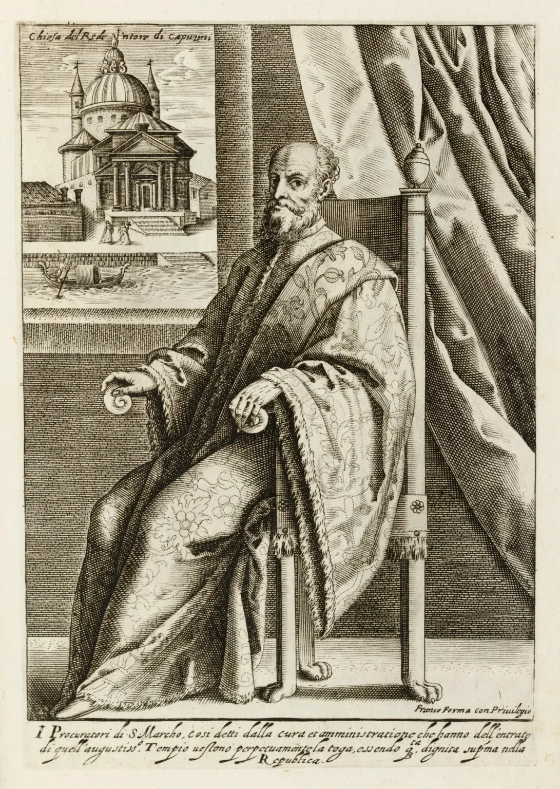 Giacomo Franco -- Habiti d'hvomeni et donne venetiane -- 03 ra -- I Procuratori di S Marcho
