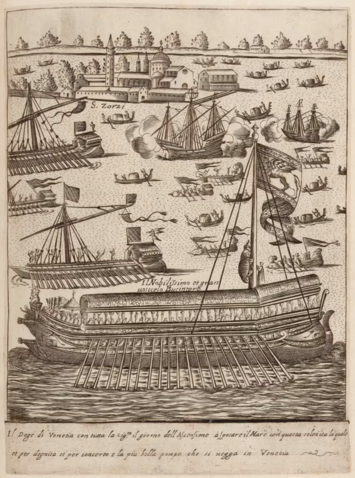 Giacomo Franco -- Habiti d'hvomeni et donne venetiane -- 15 bnf -- il giorno dell’Ascensione