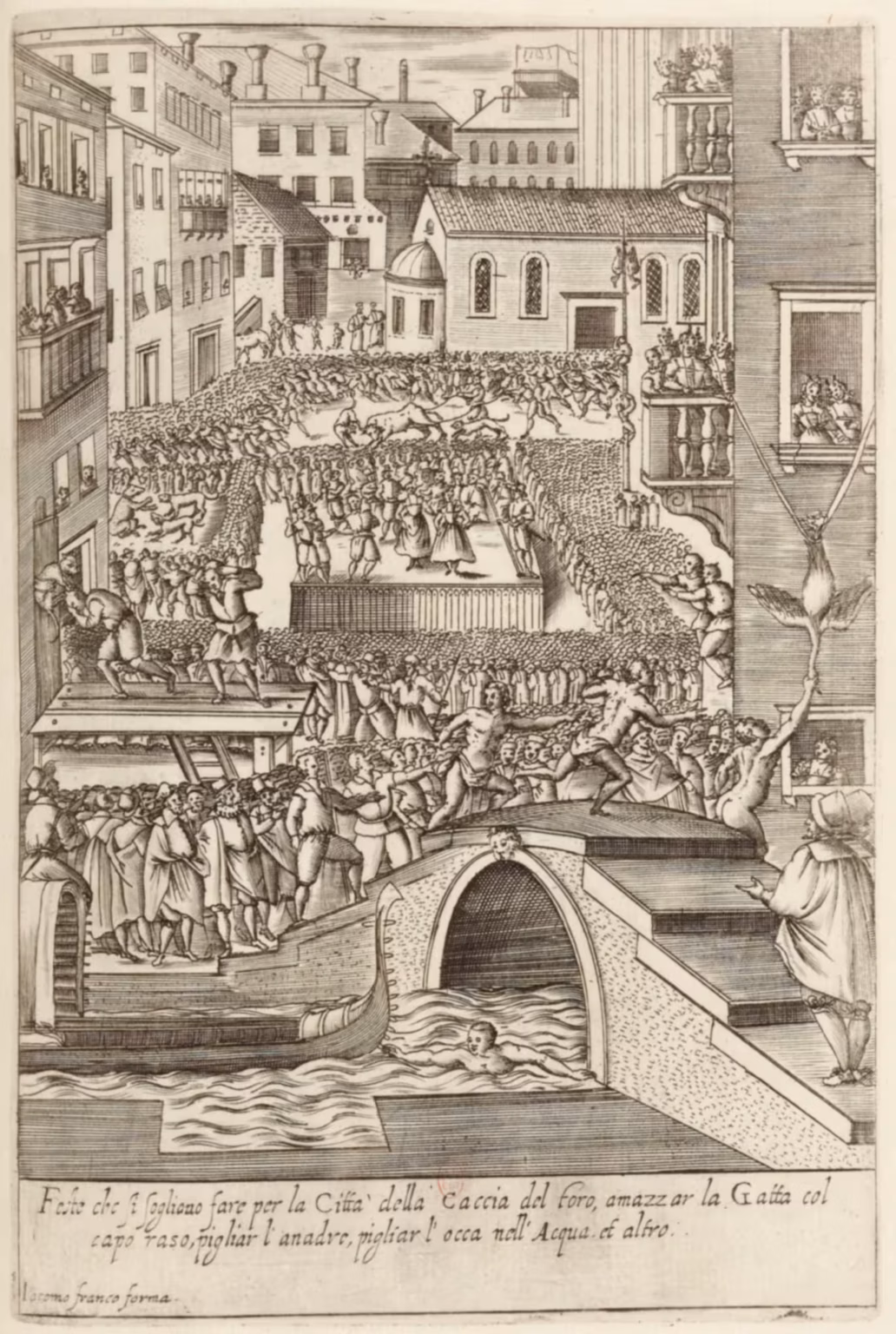 Giacomo Franco -- Habiti d'hvomeni et donne venetiane -- 22 bnf -- Feste