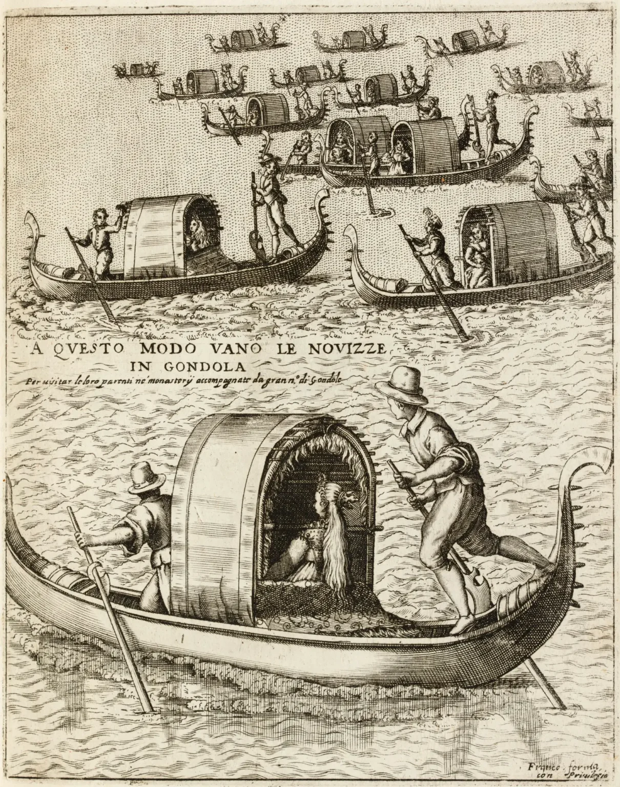 Giacomo Franco -- Habiti d'hvomeni et donne venetiane -- 33 ra -- Novizze