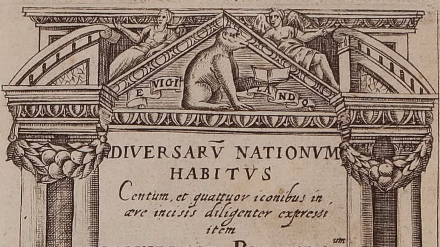 Diuersarum nationum habitus (1589) — Pietro Bertelli