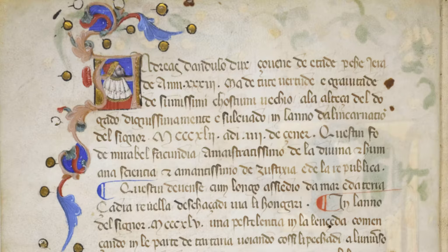The  “Chronica per extensum descripta” by Andrea Dandolo