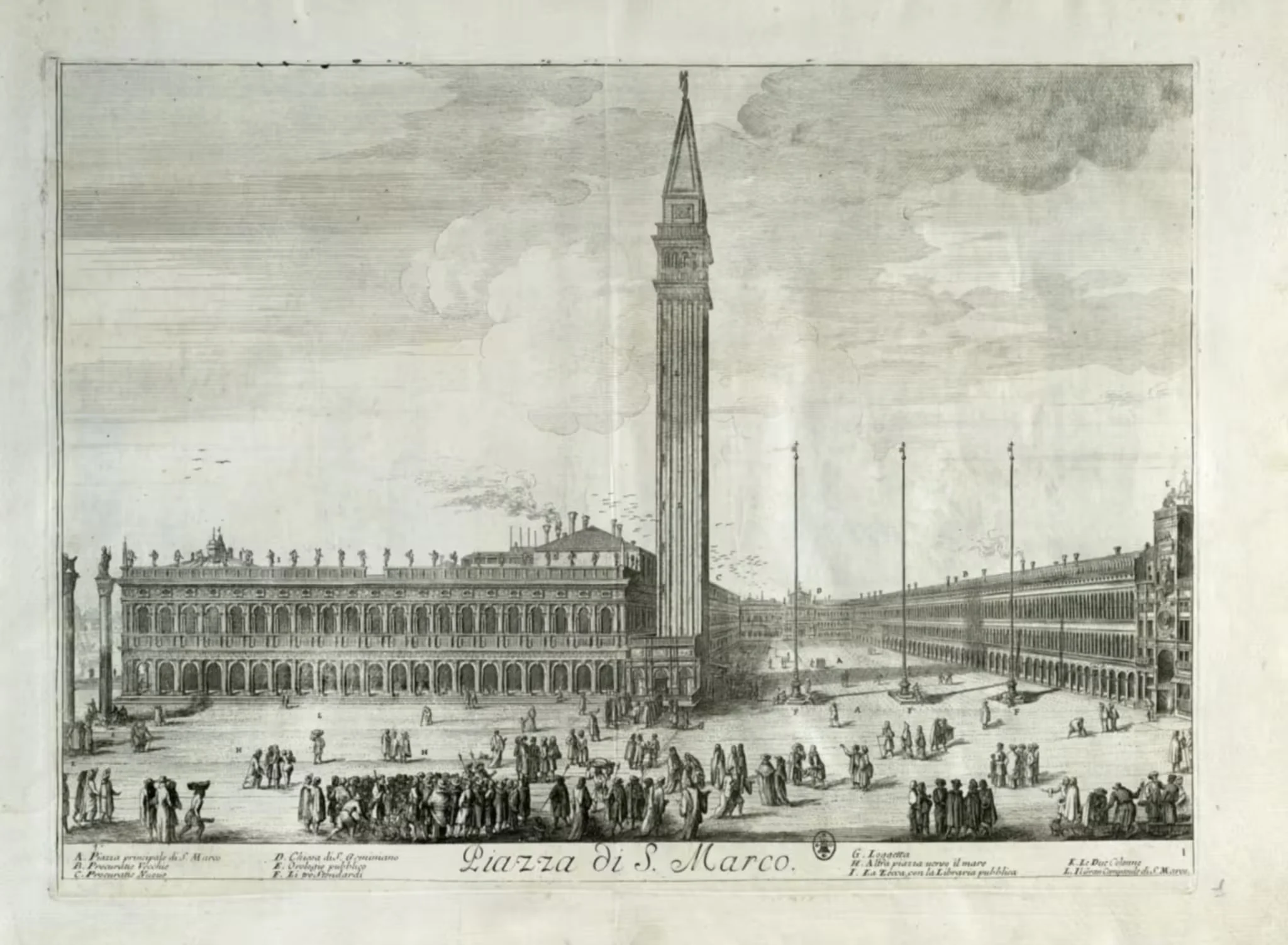 La Piazza di S. Marco — Il Gran Teatro di Venezia — plate 1