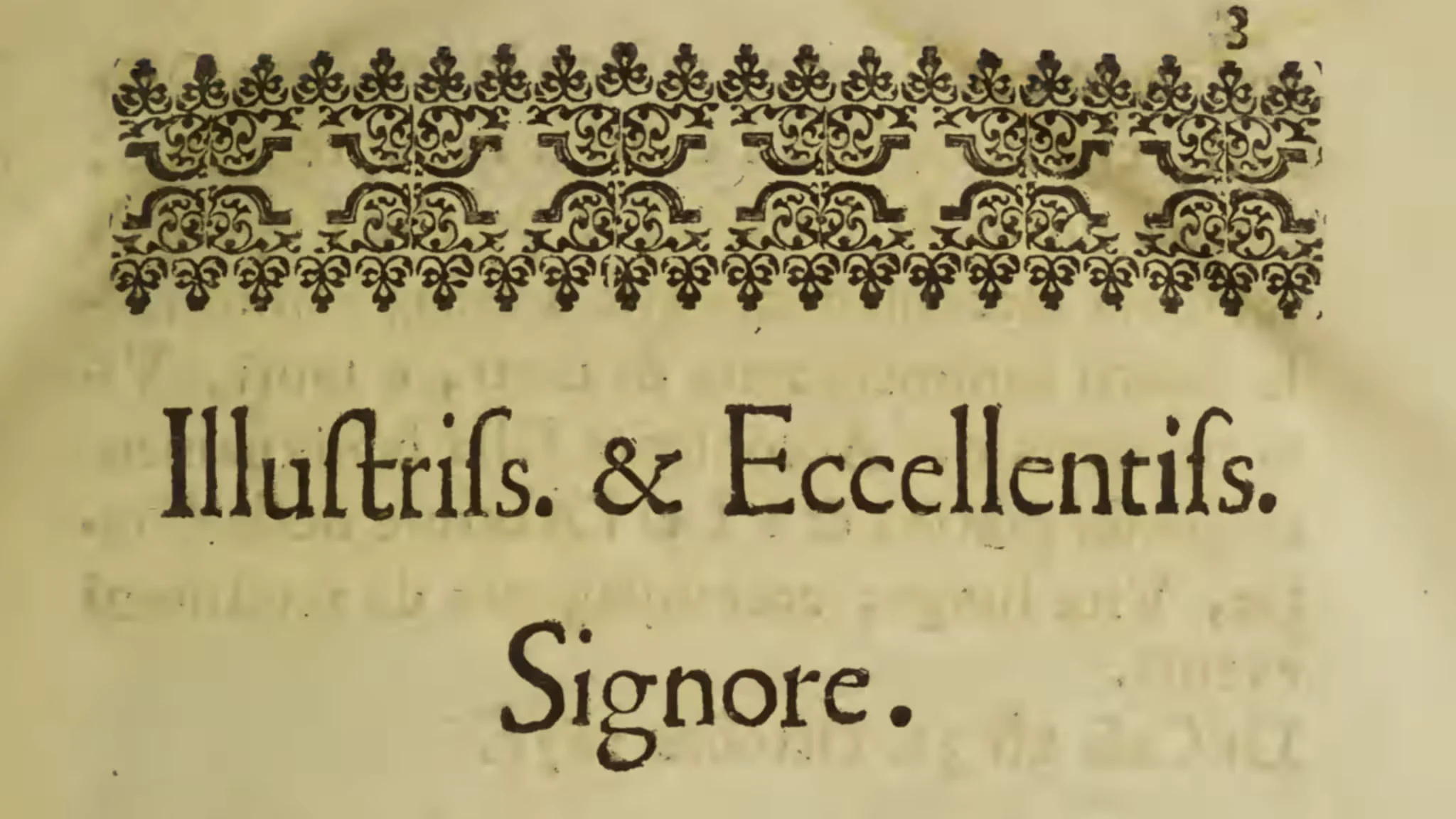 Il Gran Contagio di Verona — Francesco Pona — dedication (translated)