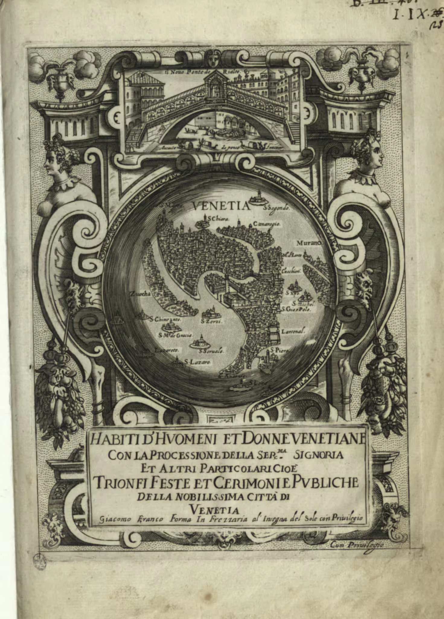 Habiti d’huomeni et donne venetiane (1610) — Giacomo Franco