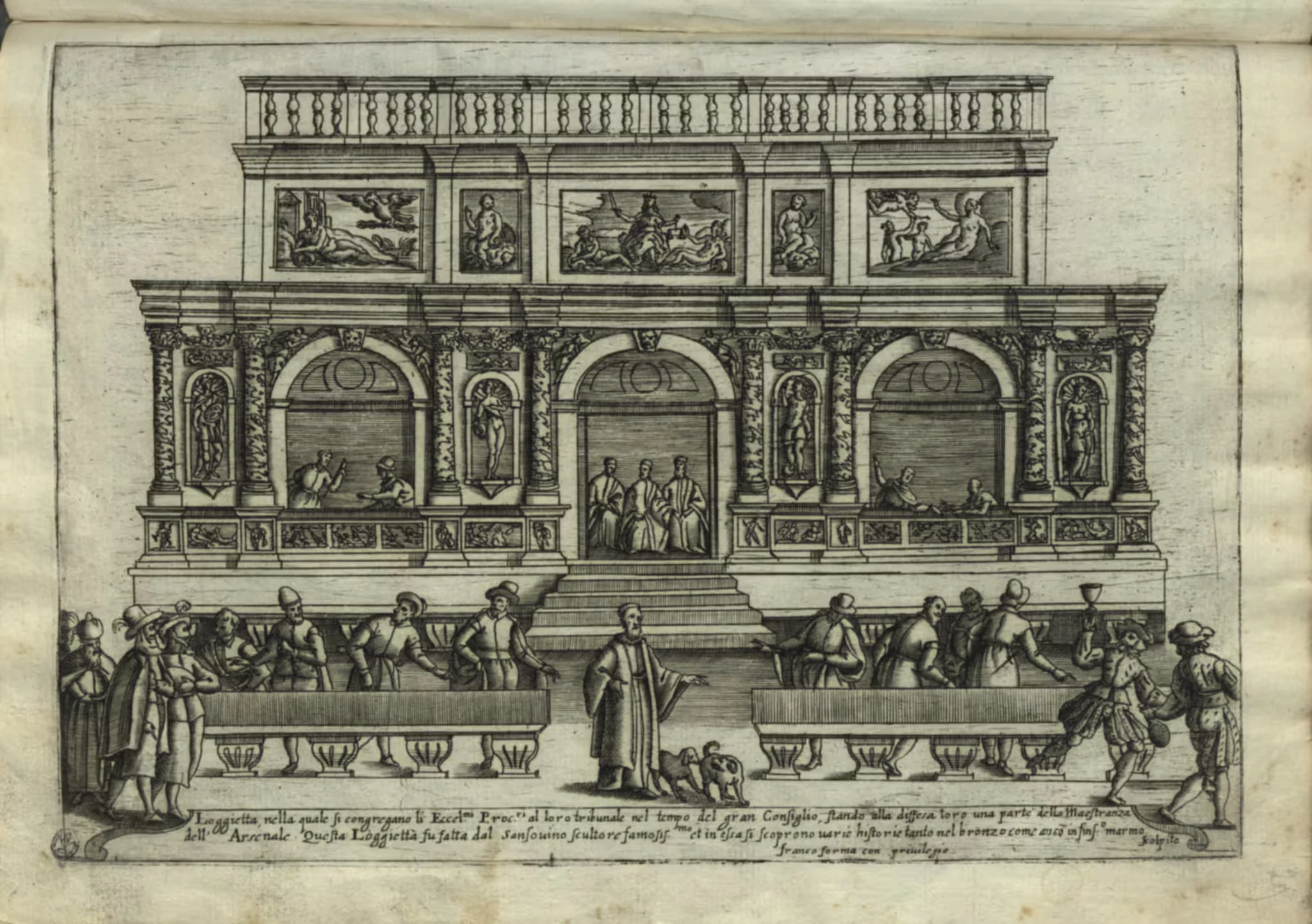 Loggietta — Habiti d’huomeni et donne venetiane — 11