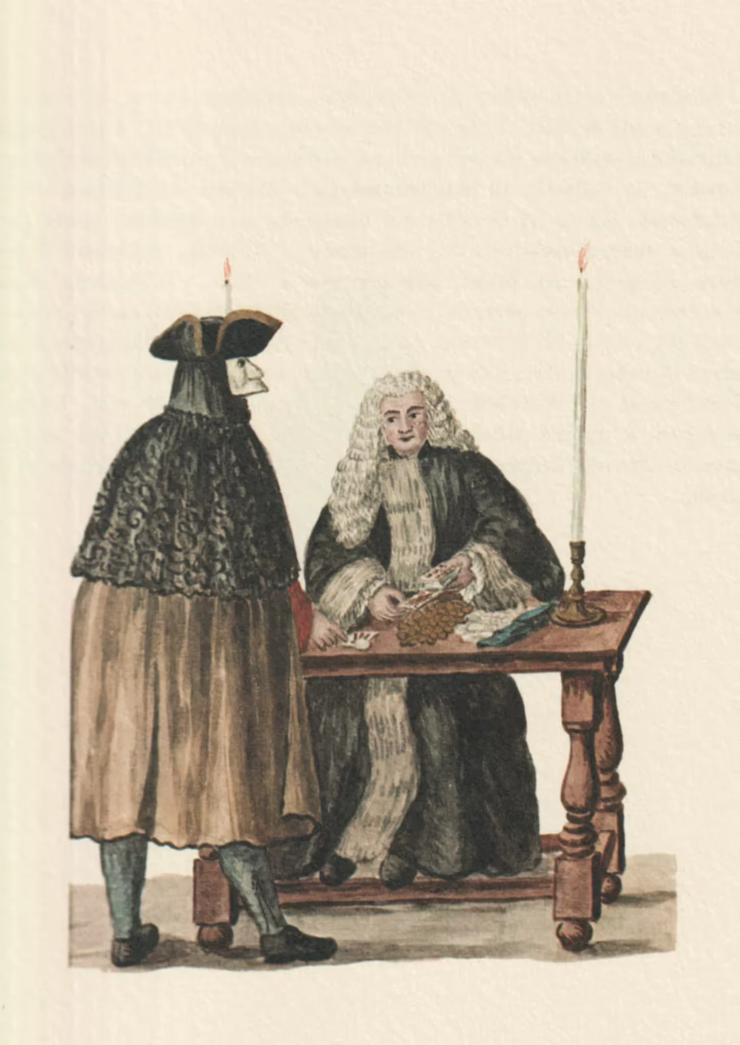 Nobile al Ridotto — Nobleman at the Ridotto — Grevembroch 1-91