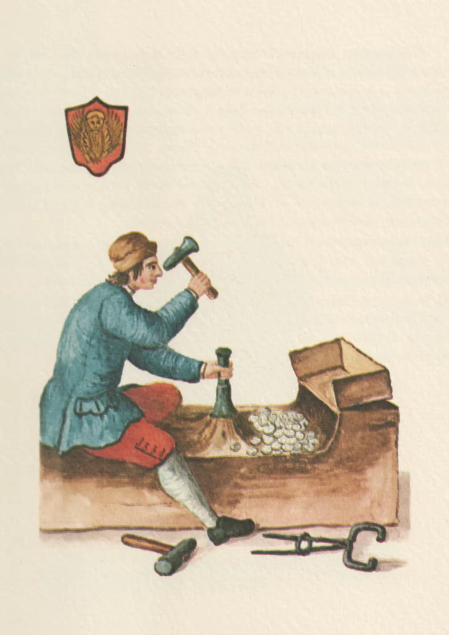 Coniatore di Moneta — Minter of Coins — Grevembroch 2-162